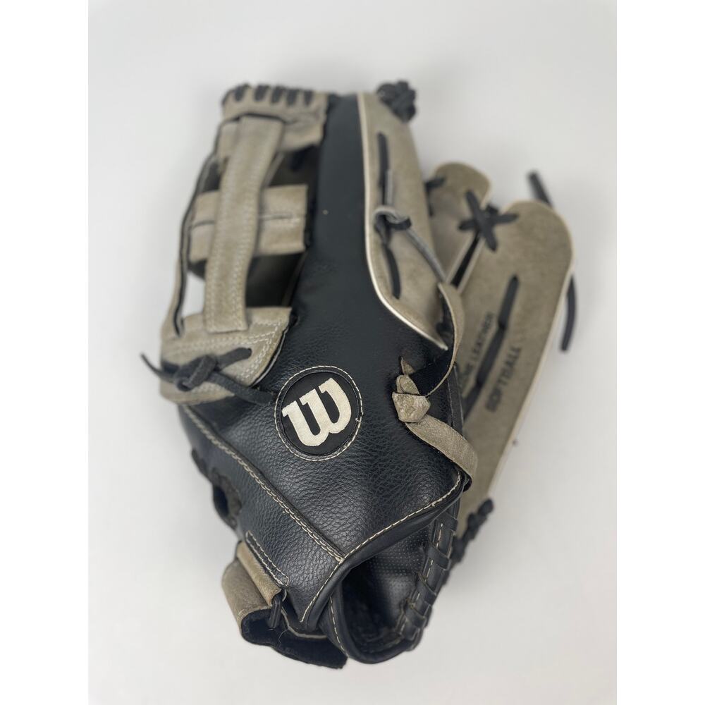 Wilson Elite 14” Softball Glove A2444 RHT Custom Fit Black/Gray